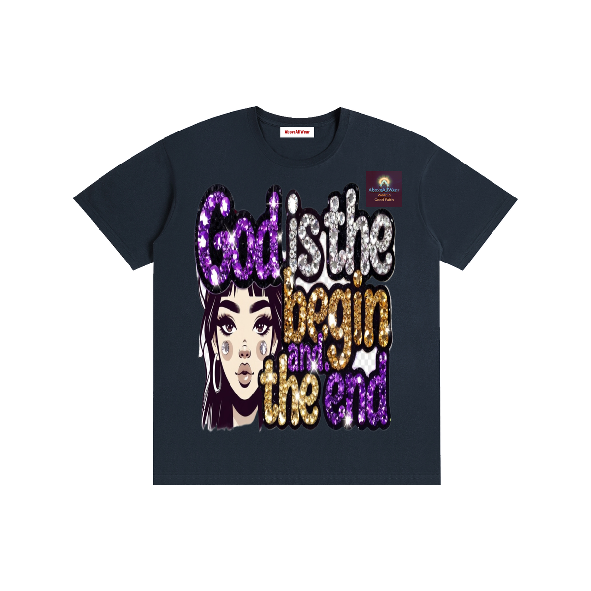 Tshirt,casual,cotton,street,streetwear,streetstyle,faith,christian,jesus,home,outdoor,aboveallwear,godisthebeginandend,graphic,design,fashion,spring,winter,fall,summer,shortsleeve,y2k,women,men,wiomentshirt,mentshirt,hoodies