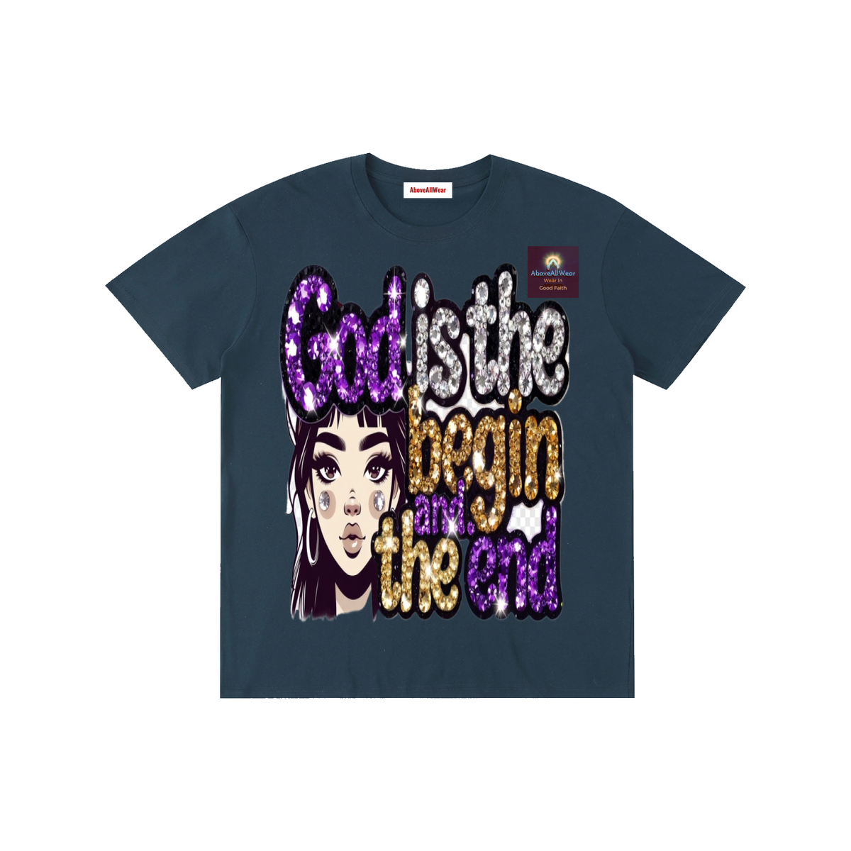 Tshirt,casual,cotton,street,streetwear,streetstyle,faith,christian,jesus,home,outdoor,aboveallwear,godisthebeginandend,graphic,design,fashion,spring,winter,fall,summer,shortsleeve,y2k,women,men,wiomentshirt,mentshirt,hoodies