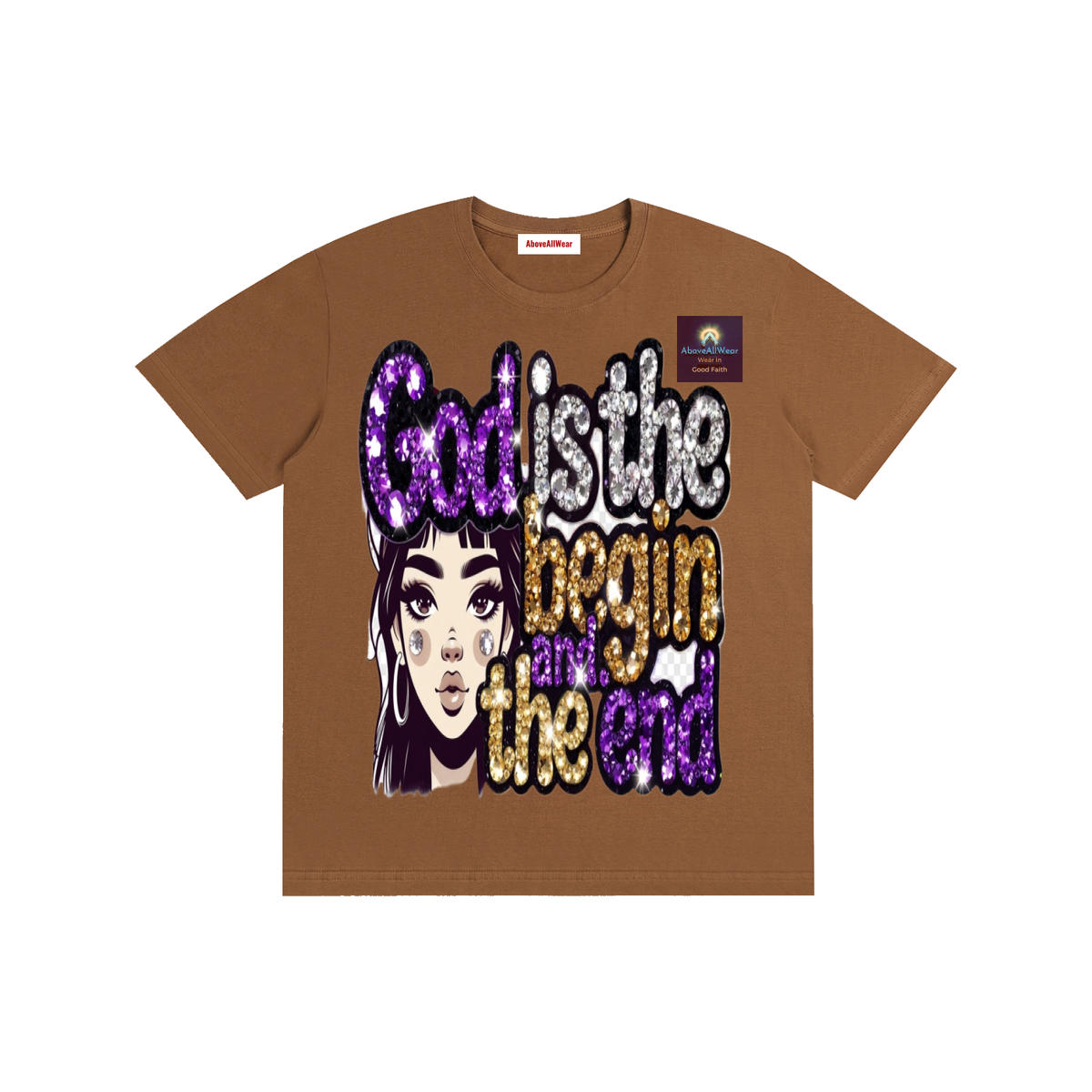 Tshirt,casual,cotton,street,streetwear,streetstyle,faith,christian,jesus,home,outdoor,aboveallwear,godisthebeginandend,graphic,design,fashion,spring,winter,fall,summer,shortsleeve,y2k,women,men,wiomentshirt,mentshirt,hoodies