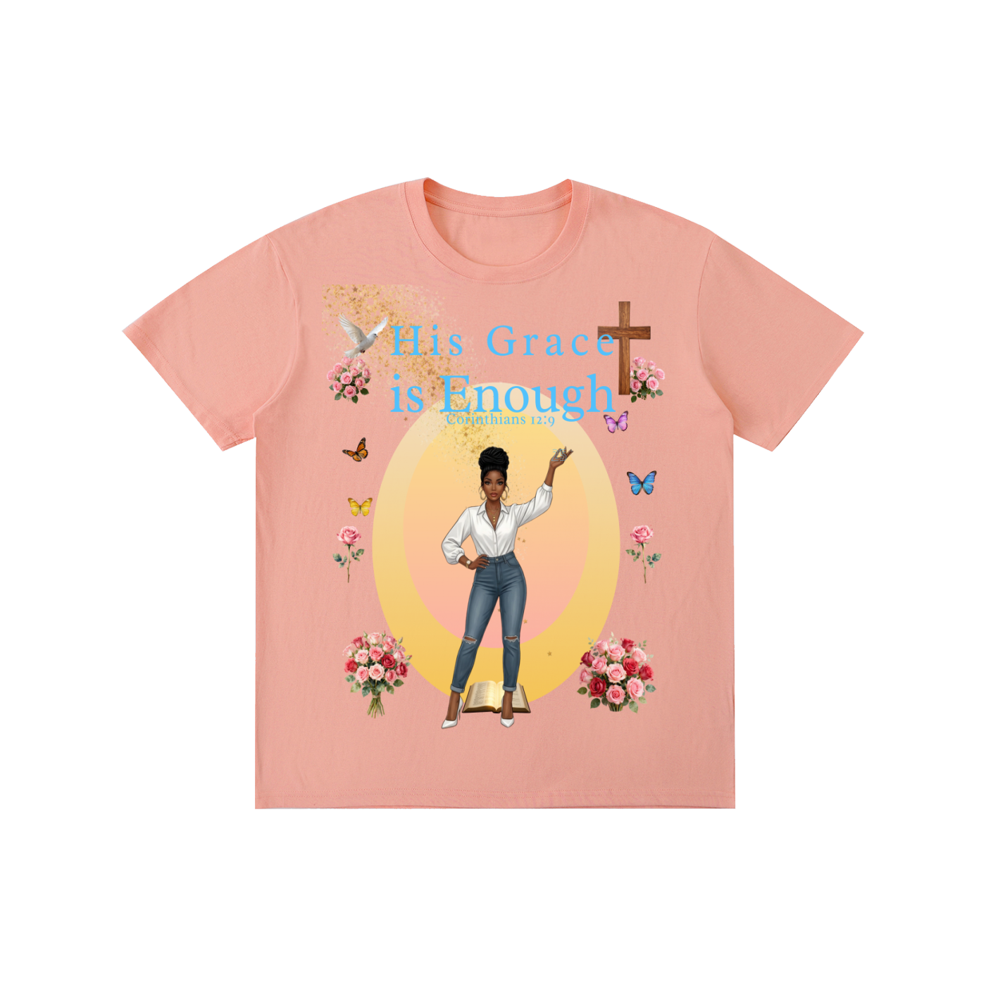 tshirt,cotton,graphic,casual,unisex,jesus,cloth,scripture,apprael,streetwear,y2k,grace,hope,holy,bible