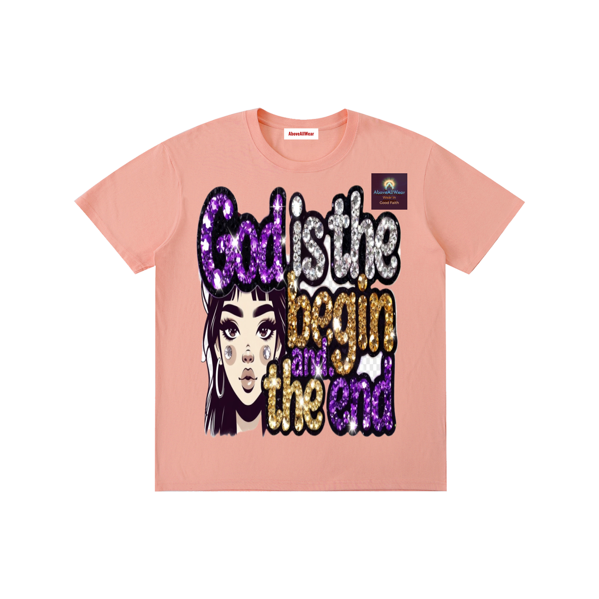 Tshirt,casual,cotton,street,streetwear,streetstyle,faith,christian,jesus,home,outdoor,aboveallwear,godisthebeginandend,graphic,design,fashion,spring,winter,fall,summer,shortsleeve,y2k,women,men,wiomentshirt,mentshirt,hoodies