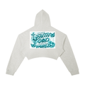 Essential Cropped Hoodie/ For we live by faith, not by sight.” — 2 Corinthians 5:7