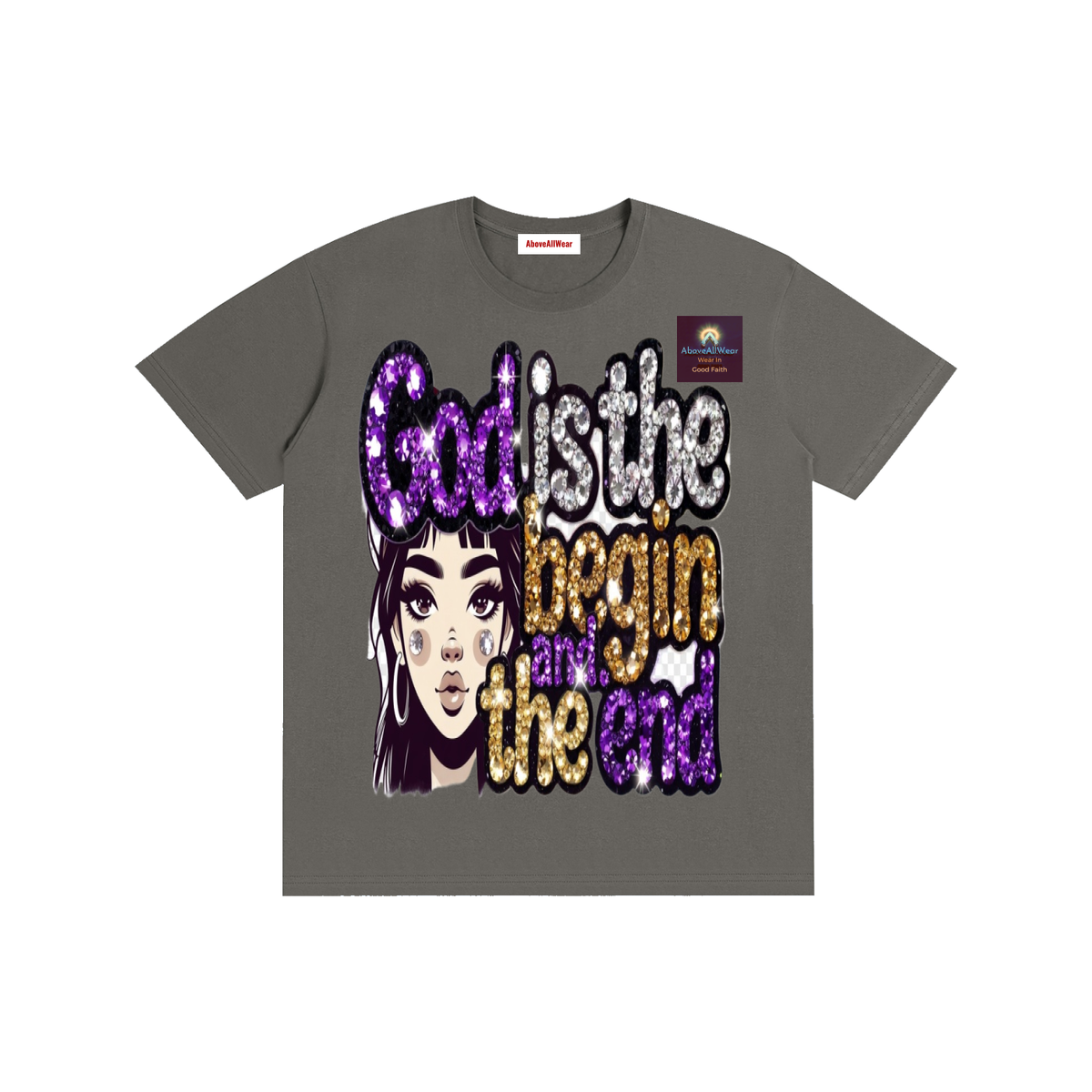 Tshirt,casual,cotton,street,streetwear,streetstyle,faith,christian,jesus,home,outdoor,aboveallwear,godisthebeginandend,graphic,design,fashion,spring,winter,fall,summer,shortsleeve,y2k,women,men,wiomentshirt,mentshirt,hoodies