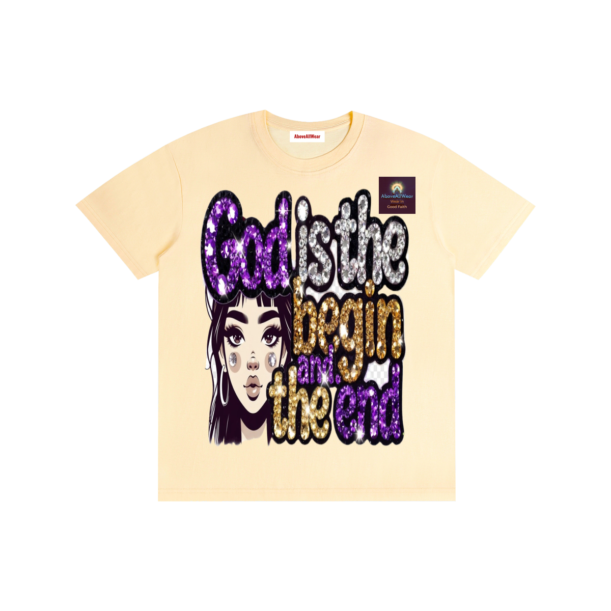 Tshirt,casual,cotton,street,streetwear,streetstyle,faith,christian,jesus,home,outdoor,aboveallwear,godisthebeginandend,graphic,design,fashion,spring,winter,fall,summer,shortsleeve,y2k,women,men,wiomentshirt,mentshirt,hoodies