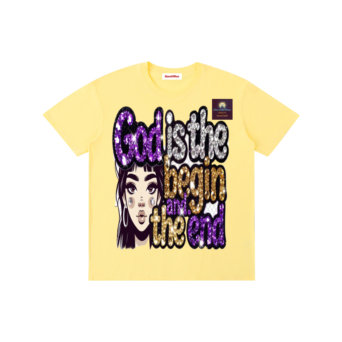 Tshirt,casual,cotton,street,streetwear,streetstyle,faith,christian,jesus,home,outdoor,aboveallwear,godisthebeginandend,graphic,design,fashion,spring,winter,fall,summer,shortsleeve,y2k,women,men,wiomentshirt,mentshirt,hoodies