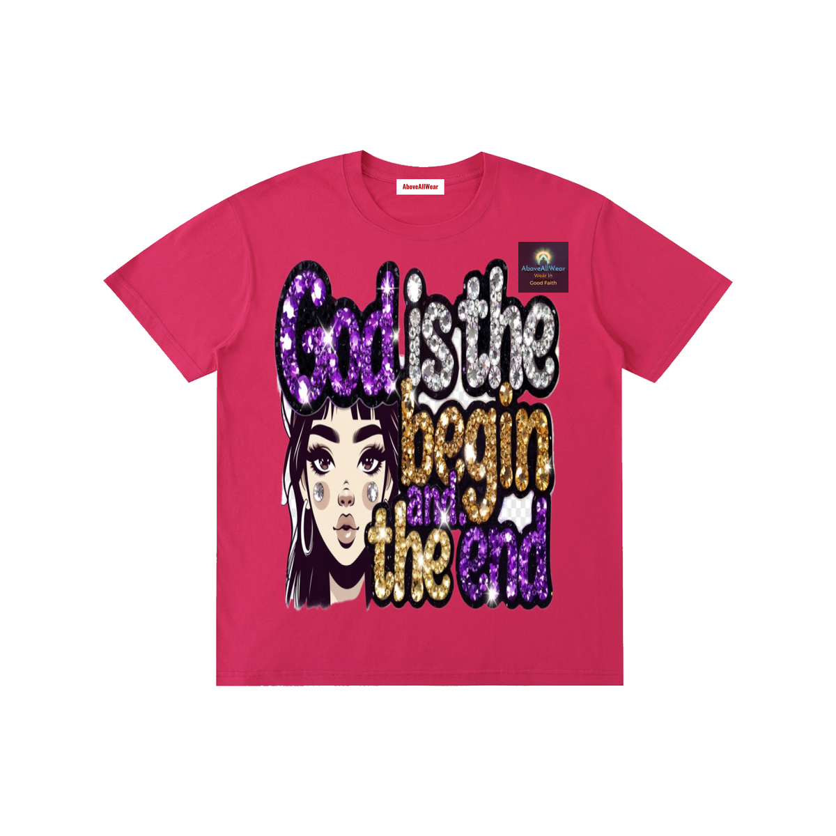 Tshirt,casual,cotton,street,streetwear,streetstyle,faith,christian,jesus,home,outdoor,aboveallwear,godisthebeginandend,graphic,design,fashion,spring,winter,fall,summer,shortsleeve,y2k,women,men,wiomentshirt,mentshirt,hoodies