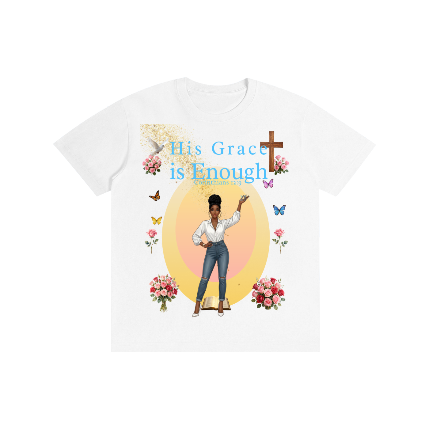tshirt,cotton,graphic,casual,unisex,jesus,cloth,scripture,apprael,streetwear,y2k,grace,hope,holy,bible
